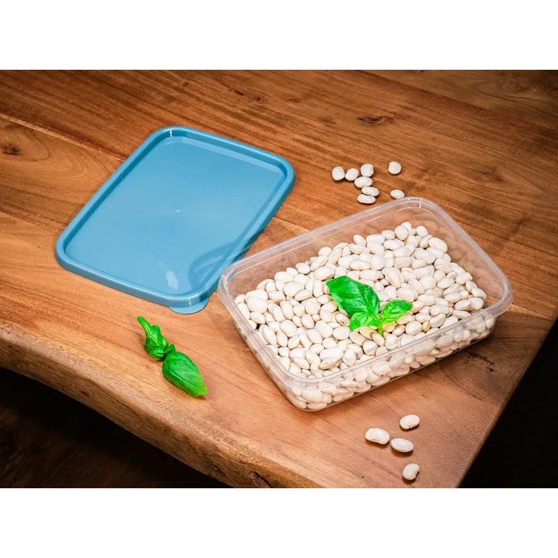 Dózy na potraviny MagicHome Lunchbox, 1 l, sada 4 ks, obdĺžniková
