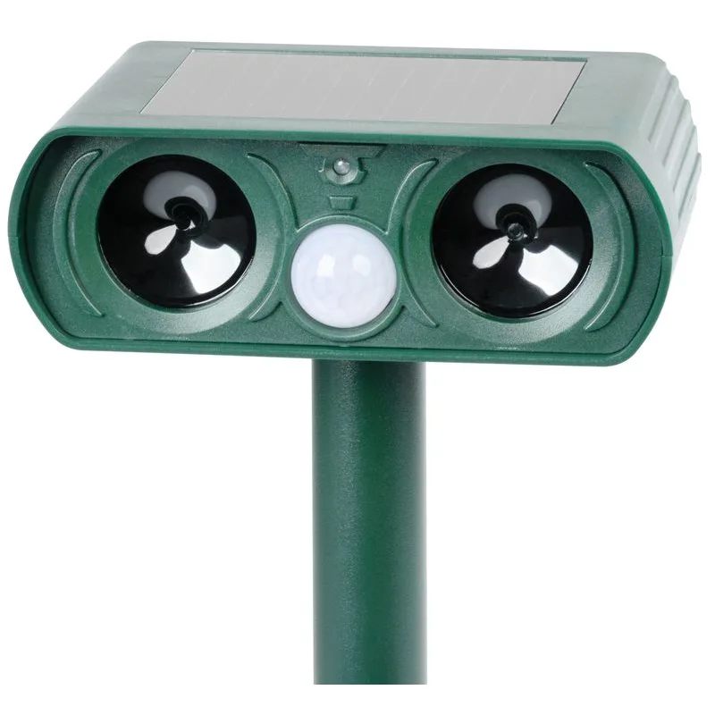 Odpudzovač na zver Strend Pro – ultrazvukový, solárny, 145×95×395 mm