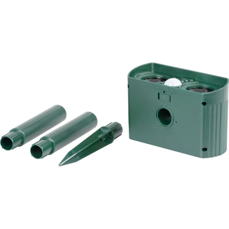 Odpudzovač na zver Strend Pro – ultrazvukový, solárny, 145×95×395 mm