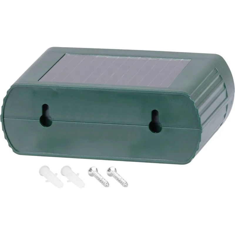 Odpudzovač na zver Strend Pro – ultrazvukový, solárny, 145×95×395 mm