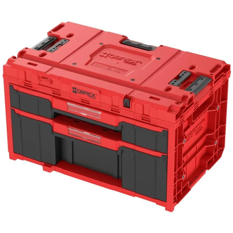 Box QBRICK System ONE Workshop Red - Cart, 3x Toolbox, 4 dielna sada boxov na náradie