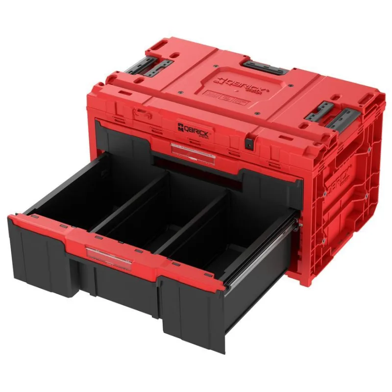 Box QBRICK System ONE Workshop Red - Cart, 3x Toolbox, 4 dielna sada boxov na náradie