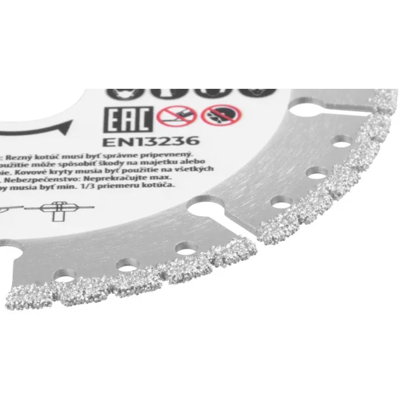 Diamantový kotúč Strend Pro Premium, Vacuum Brazed, 125 mm, rezný