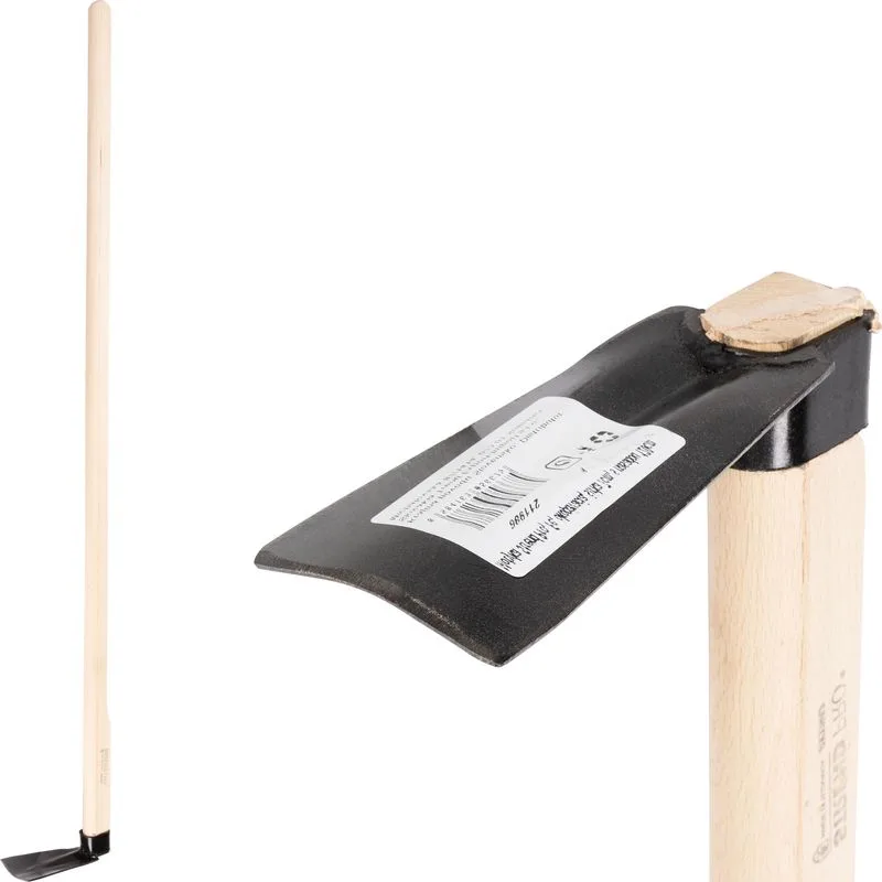 Motyka Fe, okopávacia, šírka 7 cm, drevená násada 120 cm
