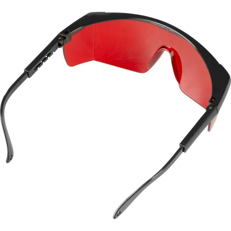 Okuliare Safetyco B507, červené, ochranné, nastaviteľné