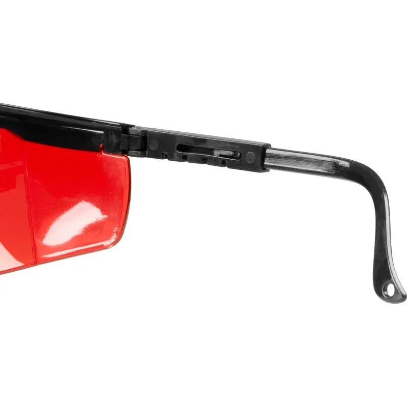 Okuliare Safetyco B507, červené, ochranné, nastaviteľné