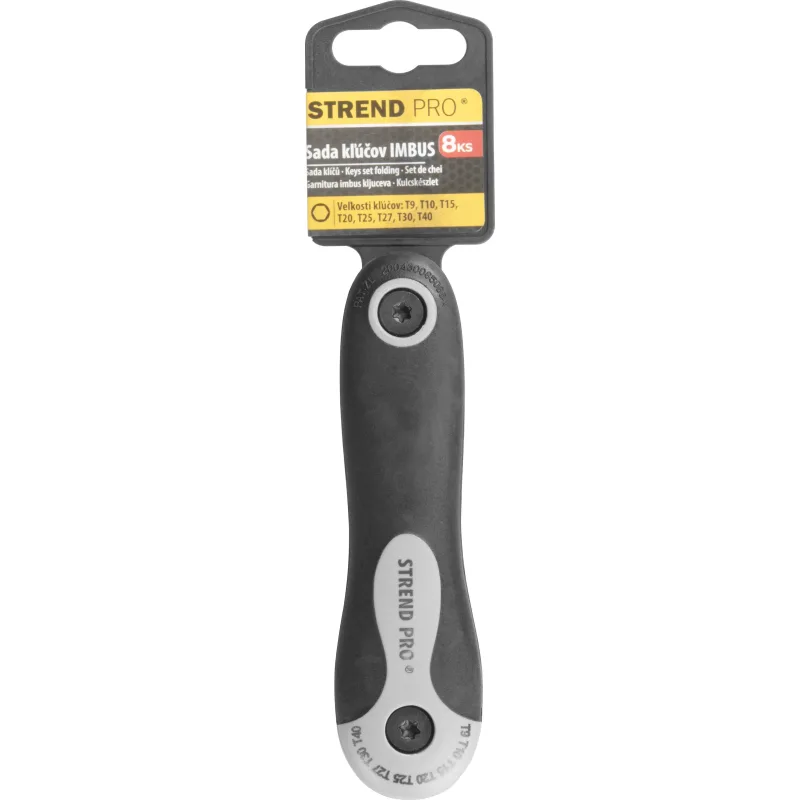 Sada kľúčov Strend Pro HK0208 – 8 dielna, Torx, sklápacia