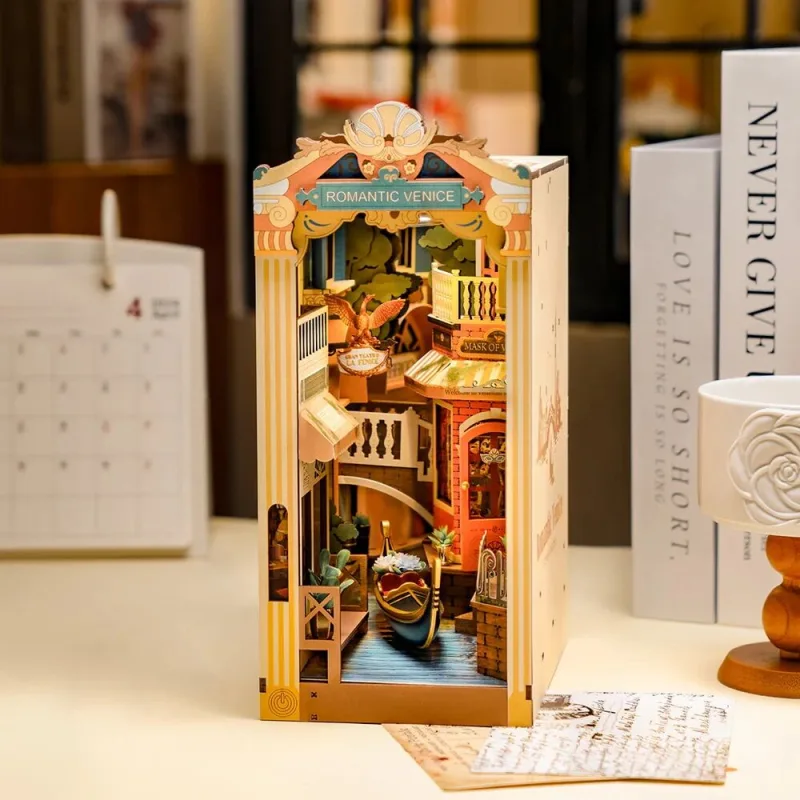 RoboTime 3D puzzle Zarážka na knihy Romantické Benátky