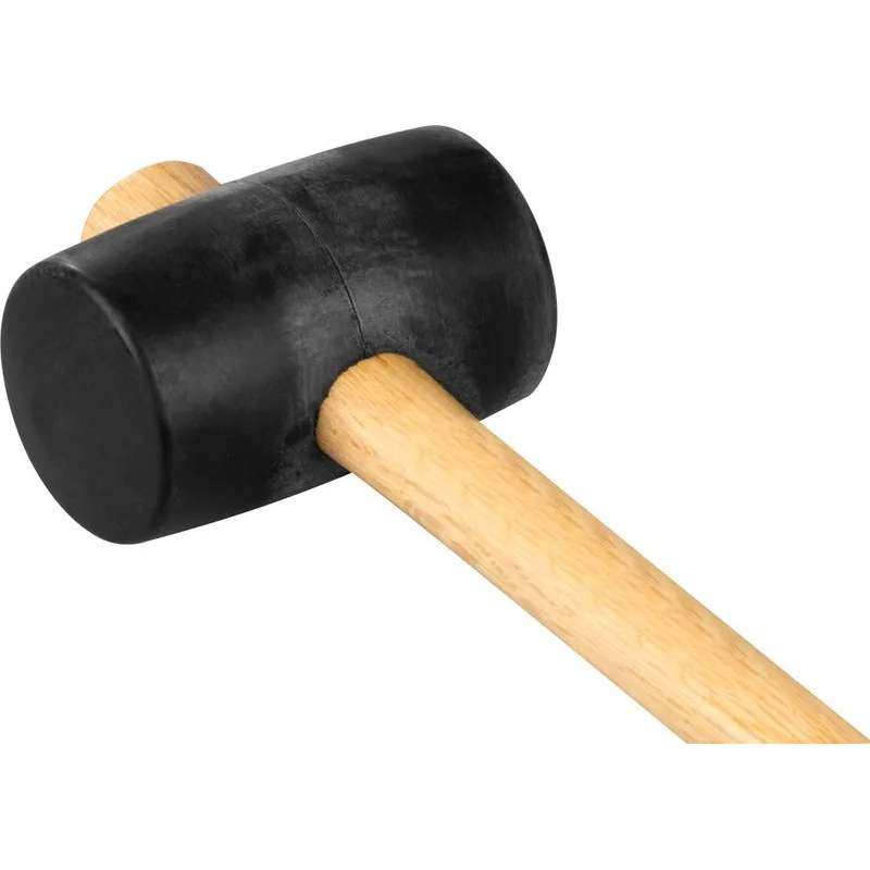 Gumené kladivo Blackhead, 340 g, drevená rúčka
