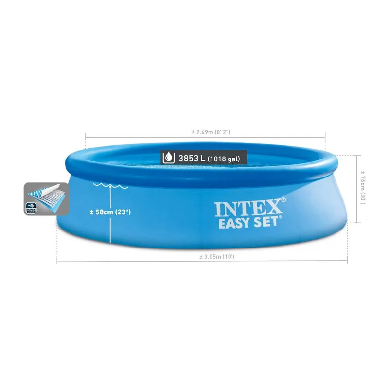 Intex 28122 305x76 cm, nafukovací bazén s filtráciou