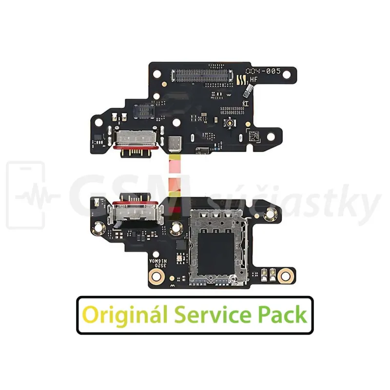 Doska nabíjania Xiaomi Redmi Note 13 Pro 5G - nabíjací konektor, mikrofón Variant:: PREMIUM