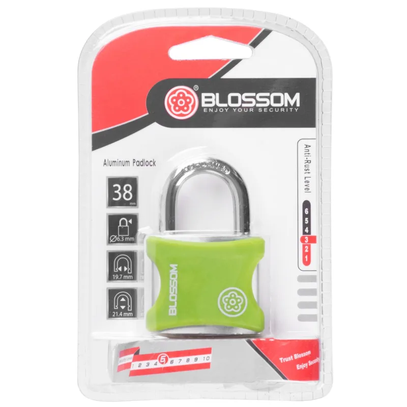 Zámok Blossom BX03, 38 mm, visiaci