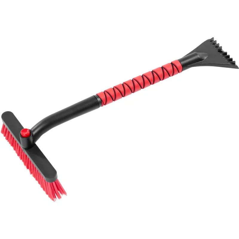 Metlička Strend Pro, na auto, na ľad a sneh, so škrabkou, ALU, 65 cm