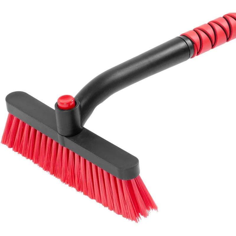 Metlička Strend Pro, na auto, na ľad a sneh, so škrabkou, ALU, 65 cm