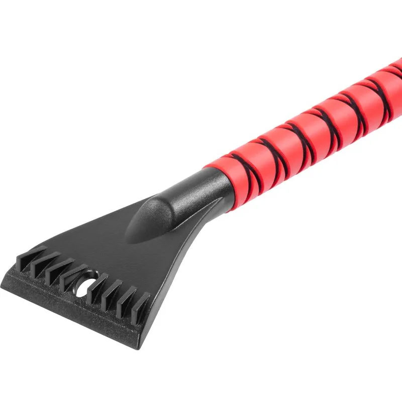 Metlička Strend Pro, na auto, na ľad a sneh, so škrabkou, ALU, 65 cm