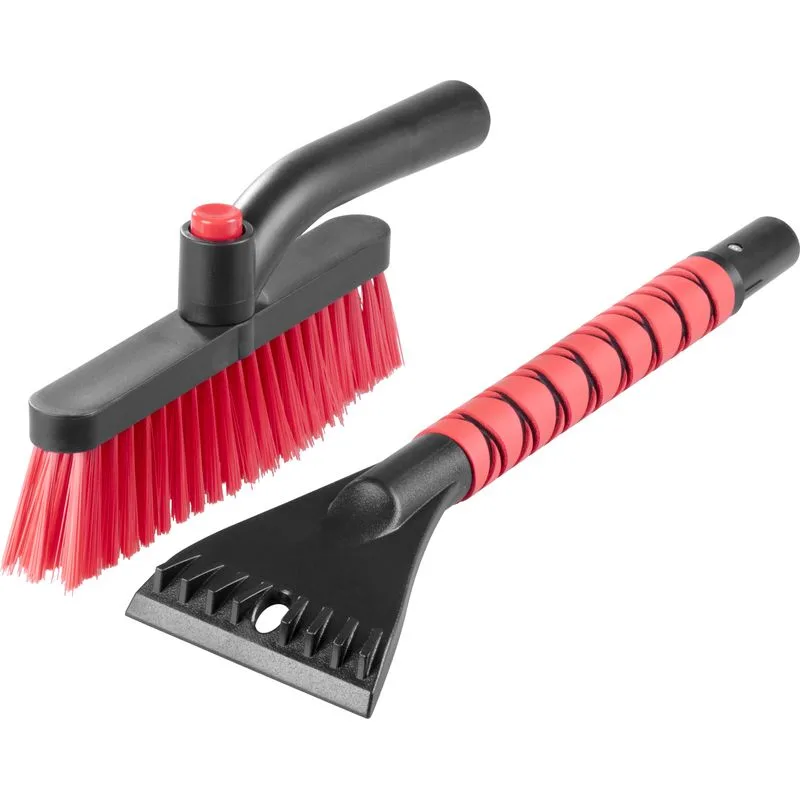 Metlička Strend Pro, na auto, na ľad a sneh, so škrabkou, ALU, 65 cm
