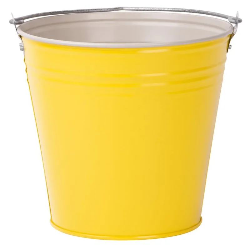 Vedro Aix Caldari Zn, 12 litrov, žlté, kovové, pozinkované