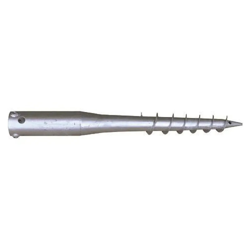 Zemná skrutka GSA02 – Zn, 550x60x1,7 mm, 3xM8