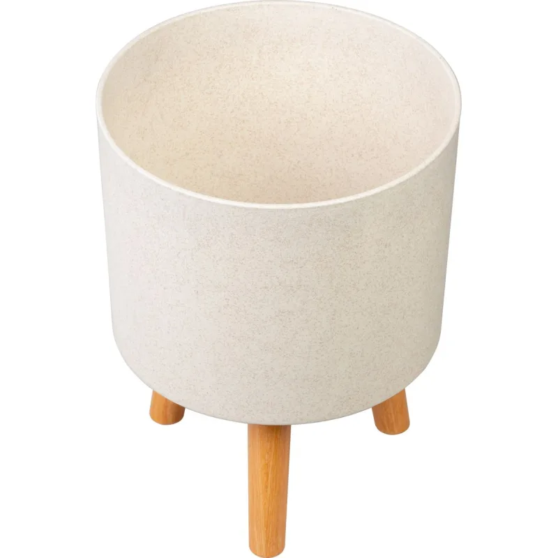 Kvetináč Strend Pro, White Weath Finish, 24,5×24,5×31 cm