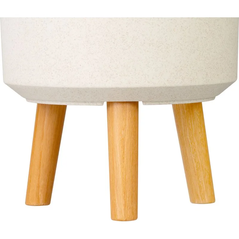 Kvetináč Strend Pro, White Weath Finish, 24,5×24,5×31 cm