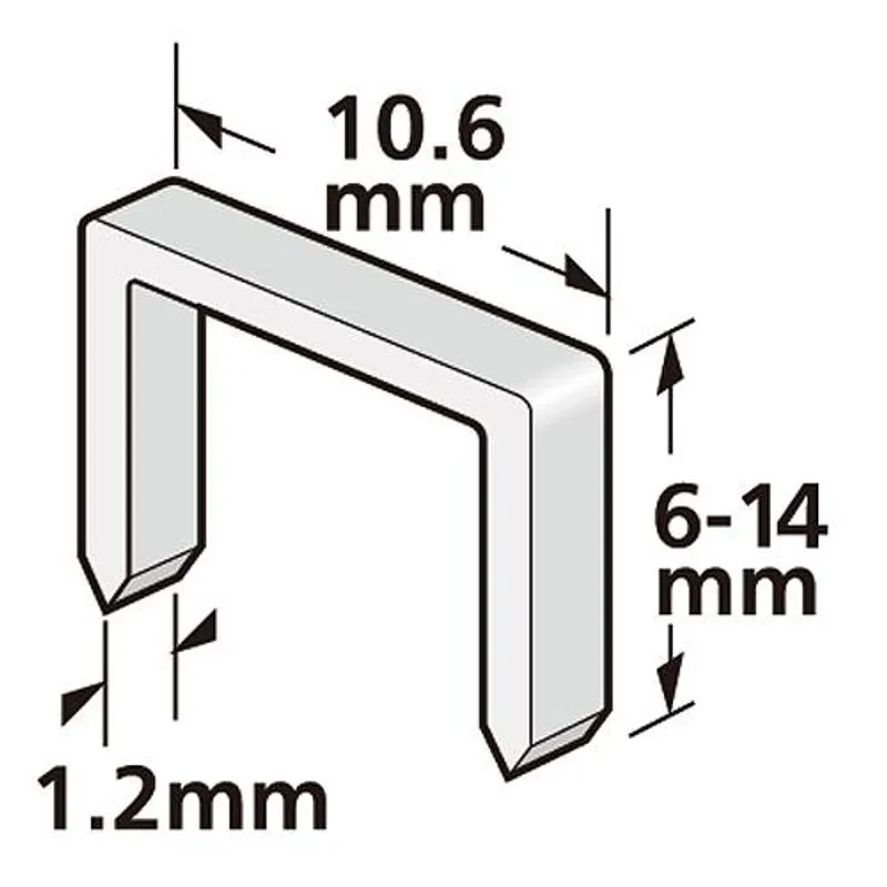 Spony Strend Pro Premium J910, 10 mm, balenie 1000 ks