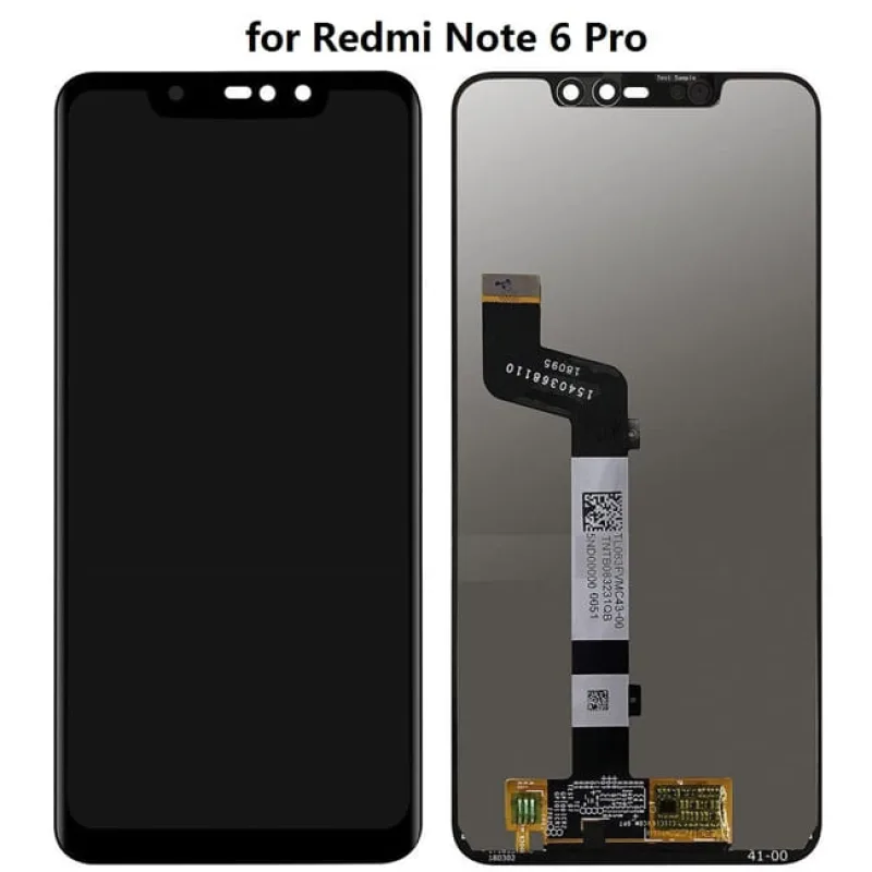LCD Displej + Dotykové sklo Xiaomi Redmi Note 6 Pro Farba: Čierna