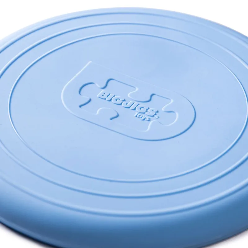 Bigjigs Toys Silikónové frisbee modré Powder