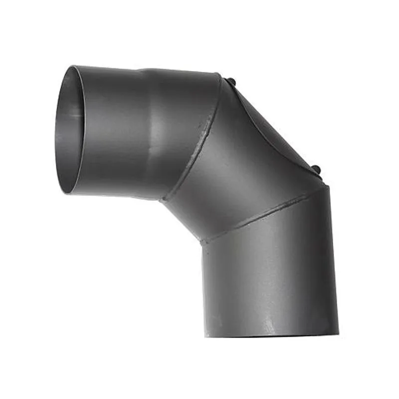 Koleno HS.CO 90/150/1,5 mm, s čistiacim otvorom, dymové koleno