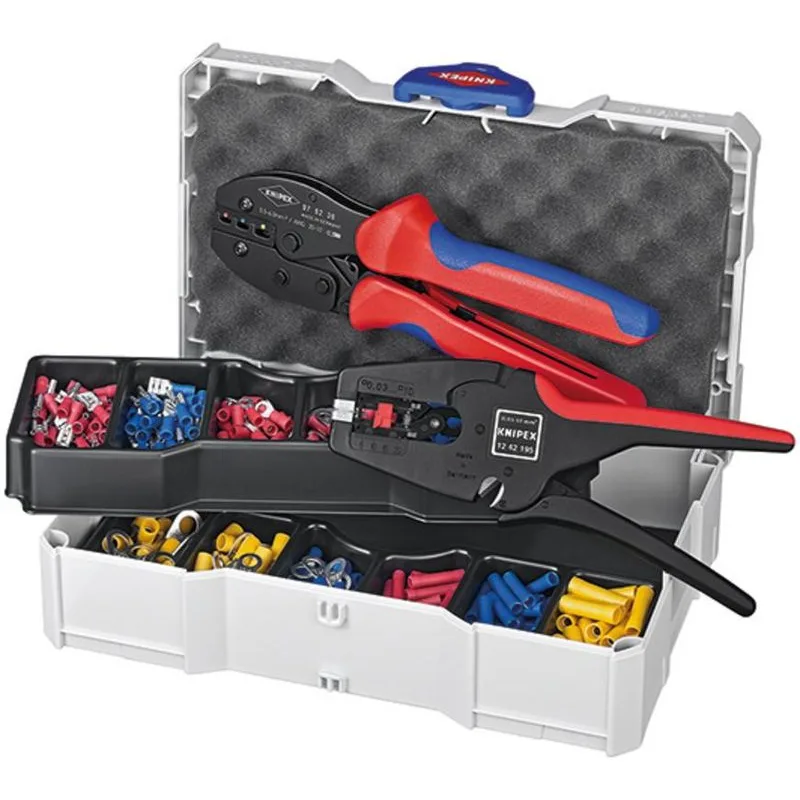 Sada KNIPEX 97 90 22 – Lisovacia, káblové spojky