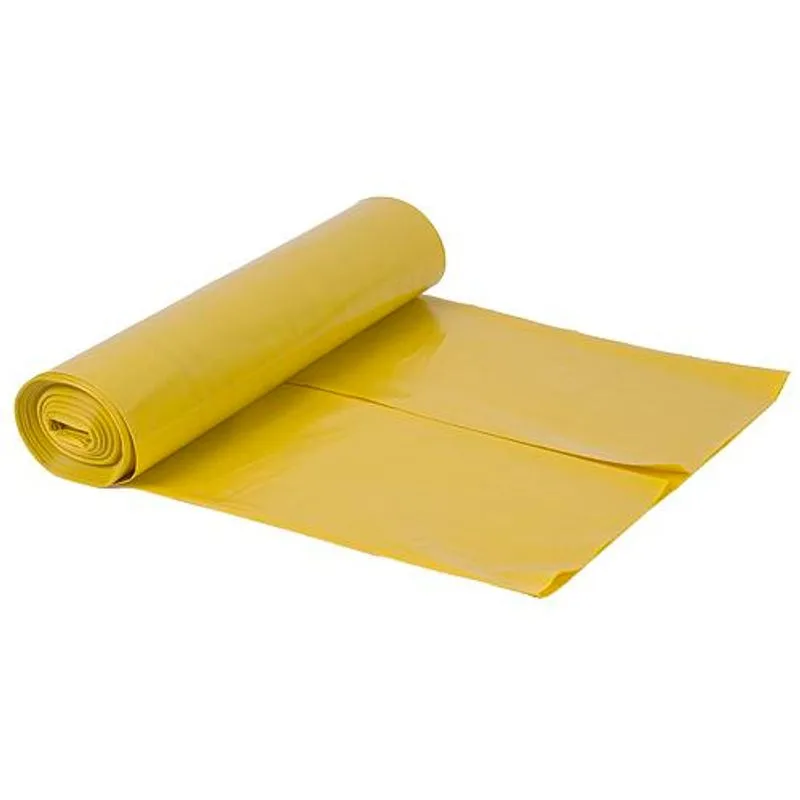 Vrecia na odpad ROLO LDPE T711.05, žlté, 120 l, 15 ks