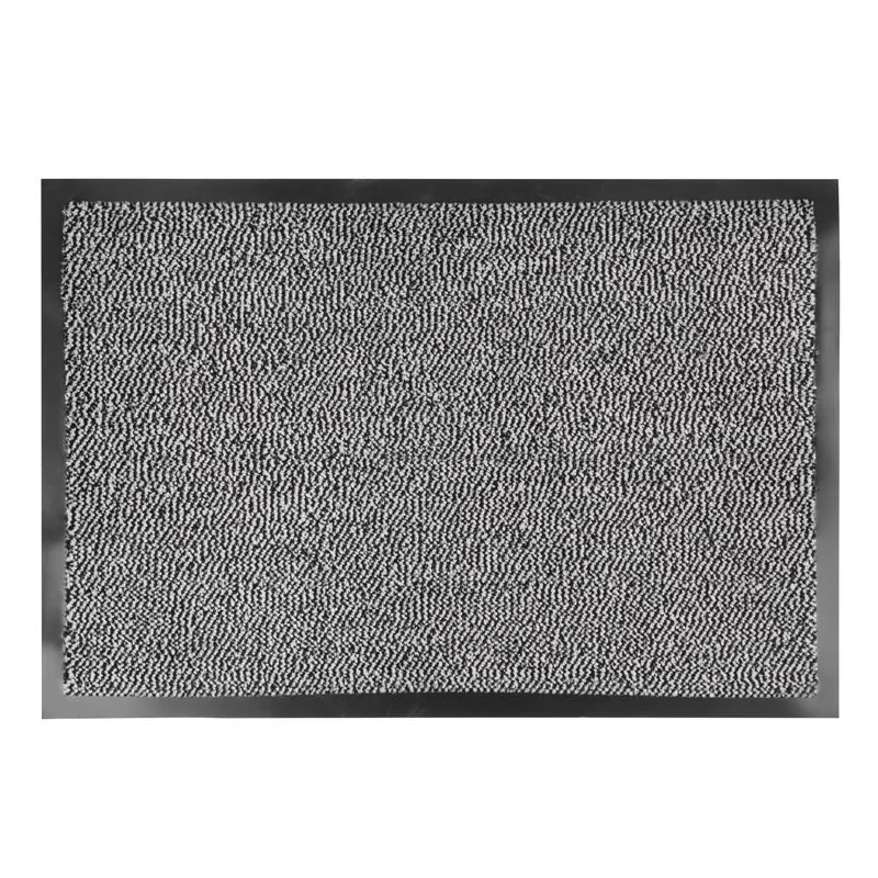 Rohožka pred dvere CPM 302 – 40x60 cm, čierna/sivá