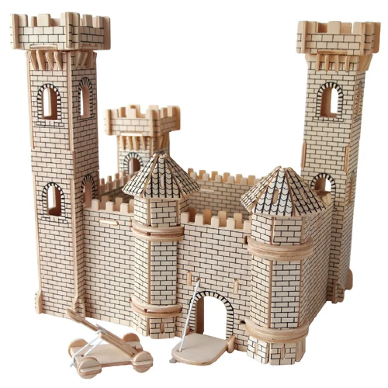 Woodcraft Drevené 3D puzzle Hrad II PH025