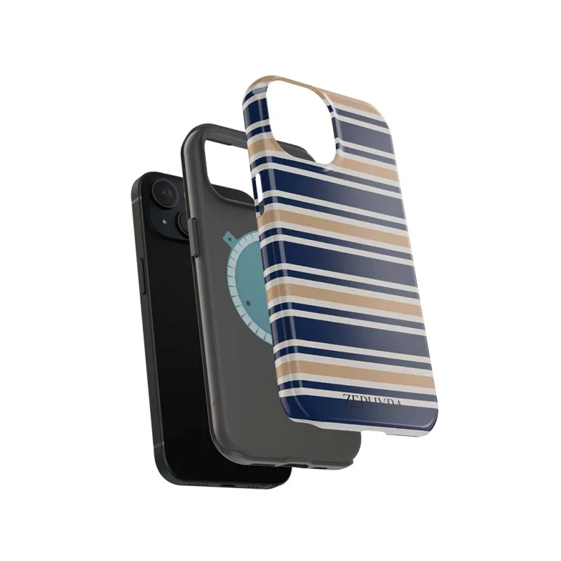 ZEPHYRA Coastal Stripes - iPhone 15 Kryt