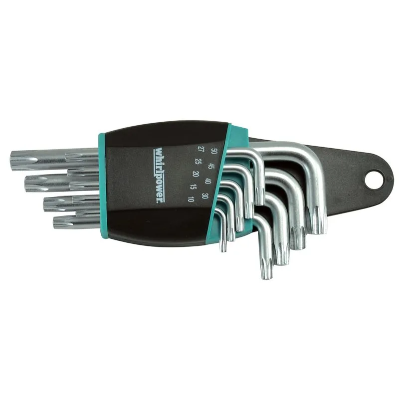 Sada kľúčov WHIRLPOWER 158-1109, 9-dielna, Torx, krátke