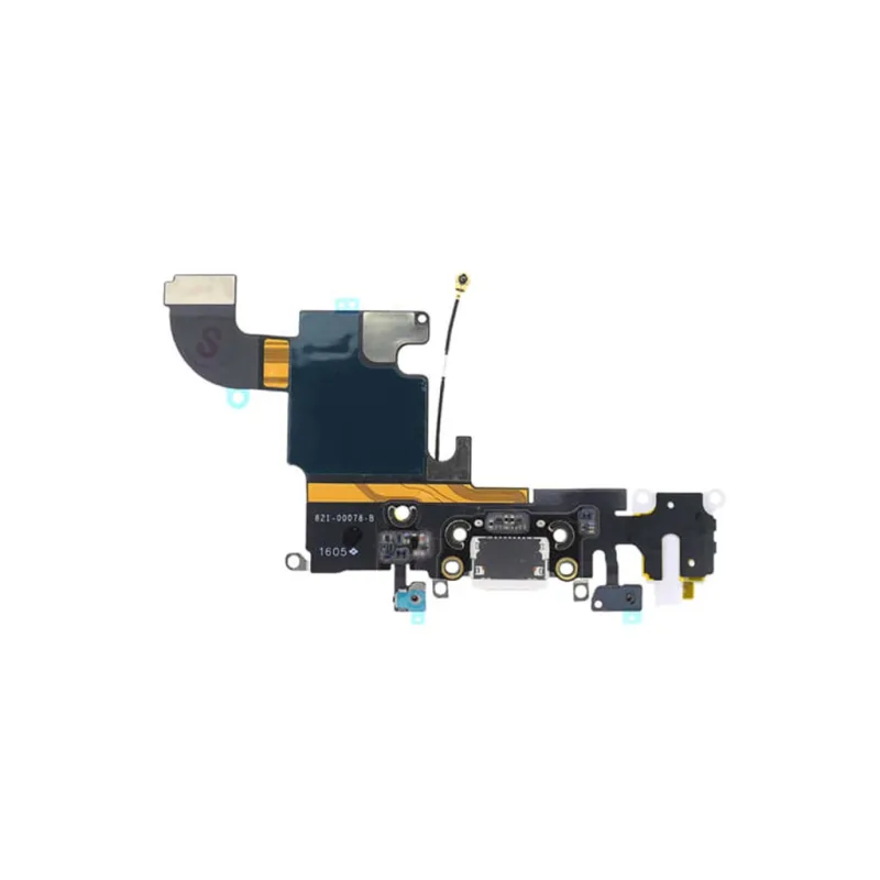 Flex kábel nabíjania Iphone 6S - nabíjací konektor, mikrofón Farba: sivá