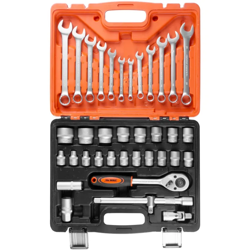 Strend Pro Sada hlavíc STREND CUBE 237, 37 dielna, 1/2"