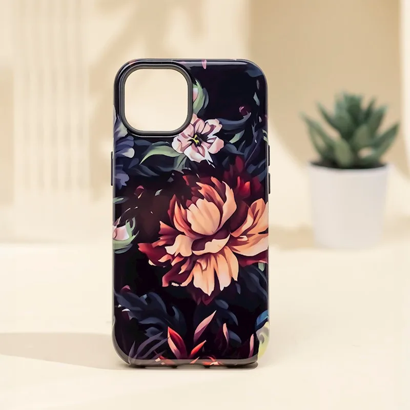 TFO Obrázkové puzdro silikónové Apple iPhone 16 Pro, Peony