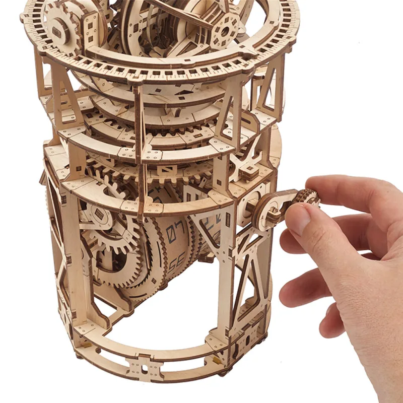 Ugears 3D mechanické puzzle - Hodinový strojček s tourbillonom 338 ks