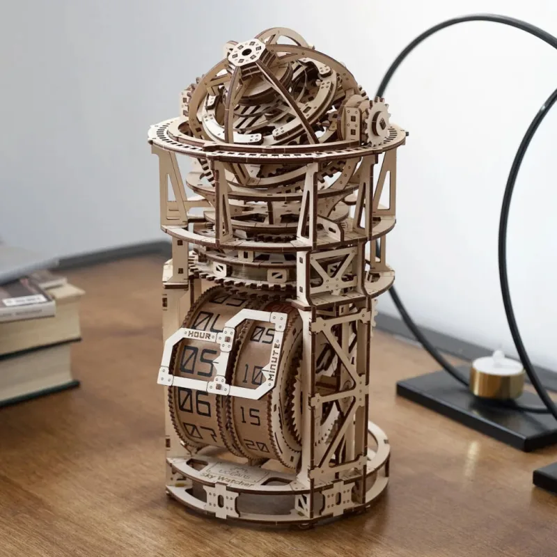 Ugears 3D mechanické puzzle - Hodinový strojček s tourbillonom 338 ks