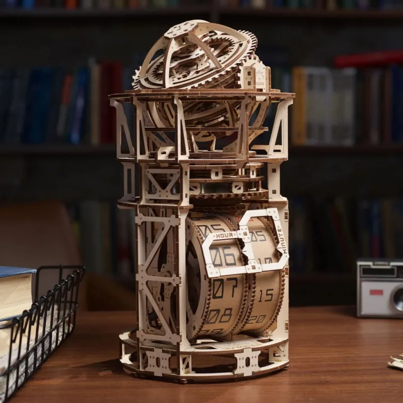 Ugears 3D mechanické puzzle - Hodinový strojček s tourbillonom 338 ks