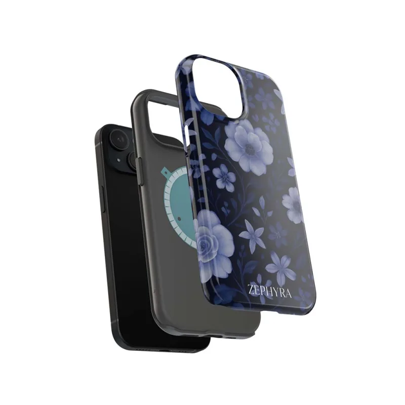 ZEPHYRA Midnight Bloom - iPhone 15 Plus Kryt