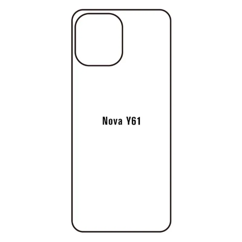 Ochranná fólia Sunshine Hydrogel pre Huawei Nova Y61 Variant:: zadná čirá