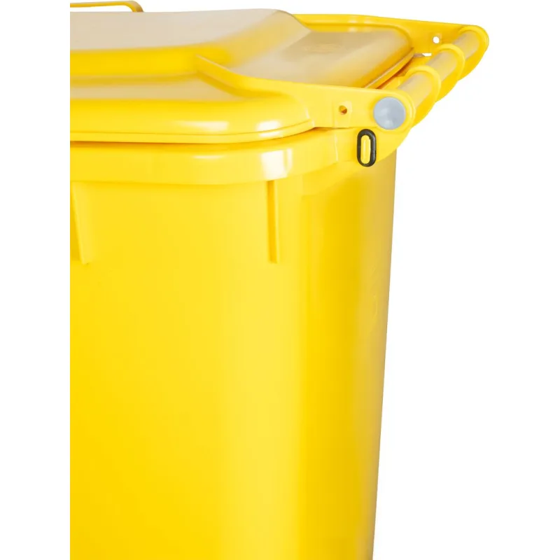 Smetná nádoba ICS GB4 240 l, plastová, žltá, HDPE