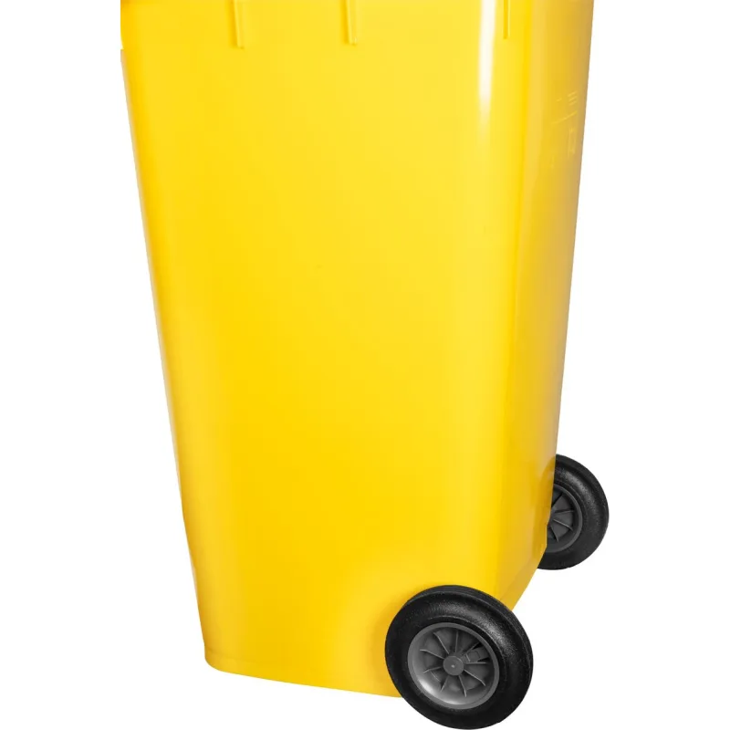 Smetná nádoba ICS GB4 240 l, plastová, žltá, HDPE
