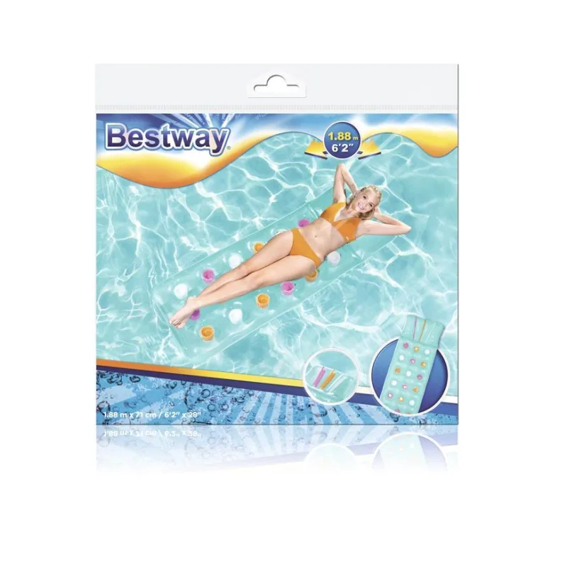 Nafukovačka Bestway 43014, mix farieb, do vody, 188x71 cm
