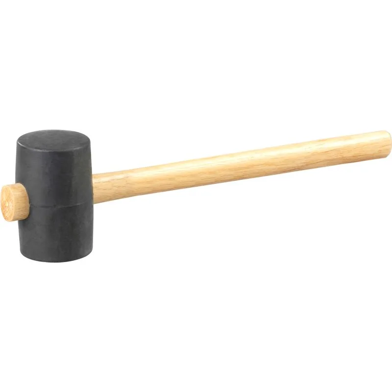 Gumené kladivo Blackhead, 230 g, drevená rúčka