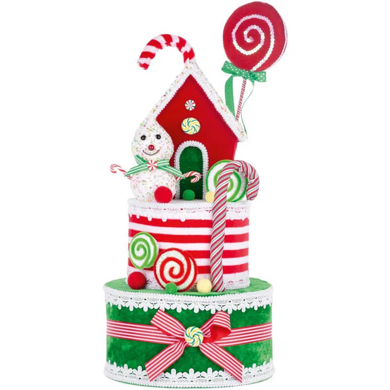 Vianočná dekorácia Candy Line Torta, 27x57 cm