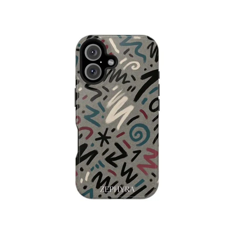 ZEPHYRA Graffiti Marks - iPhone 16 Kryt