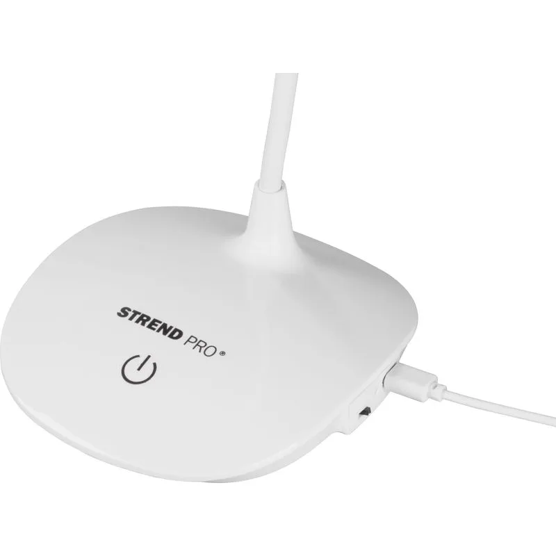 Lampa Strend Pro, stolná, LED, voľba intenzity svetla, USB, 1,5 W, biela