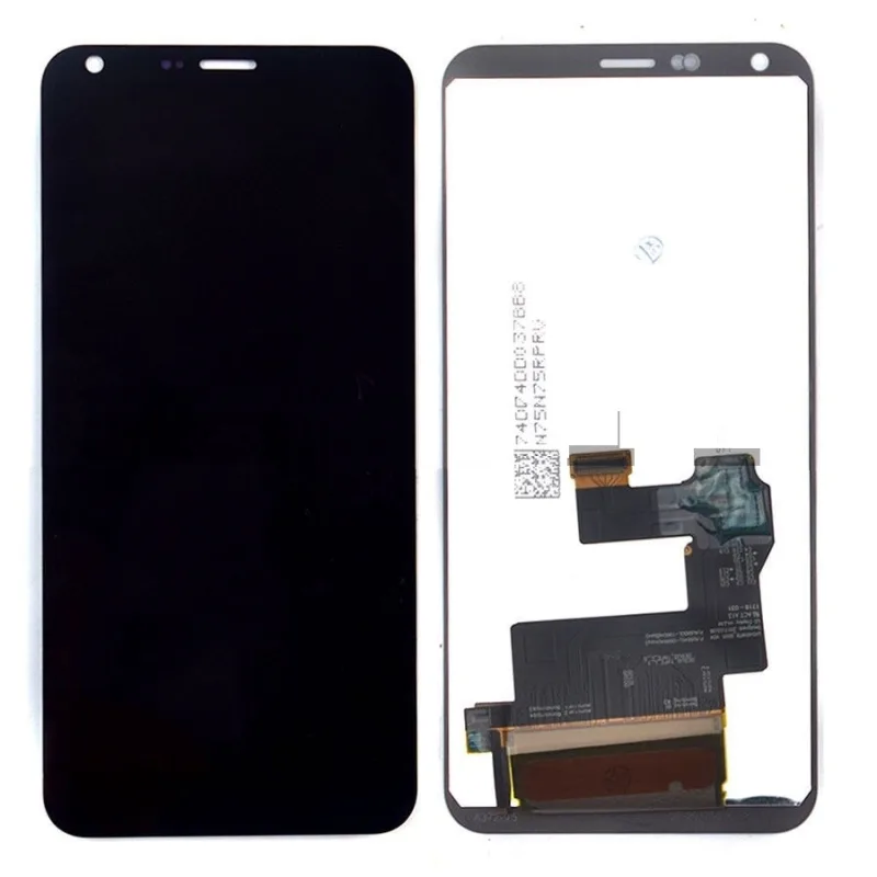 LCD Displej + Dotykové sklo LG Q6 Farba: Čierna